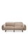 Bean 2-Seater Sofa in Beige Velour from Emko 2