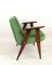 Light Green Velvet 366 Lounge Chair by Józef Chierowski, 1970s 7