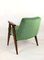 Light Green Velvet 366 Lounge Chair by Józef Chierowski, 1970s 5