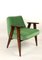 Light Green Velvet 366 Lounge Chair by Józef Chierowski, 1970s 6