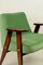 Light Green Velvet 366 Lounge Chair by Józef Chierowski, 1970s 3