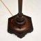 Antique Floor Lamp with Silk Shade, Image 7