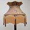 Antique Floor Lamp with Silk Shade 4