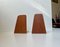 Mid-Century Scandinavian Teak Bookends, 1960s, Set of 2 1