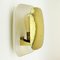 Mid-Century White Brass Wall Light, 1960s, Image 2