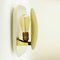 Mid-Century White Brass Wall Light, 1960s 3