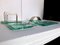 Mid-Century Green Glass Desk Set by Pietro Chiesa for Fontana Arte, 1950s, Set of 5, Image 4