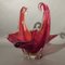 Große rote Schale aus Muranoglas von Made Murano Glas 7