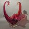 Große rote Schale aus Muranoglas von Made Murano Glas 9