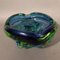 Czech Ashtray in Glass by Josef Hospodka for Chribska Glassworks 1