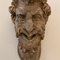 Large Art Deco French Plaster Head of a Satyr, 1930s, Image 12