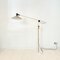 Mid-Century Italian Floor Lamp in Lacquered Metal and Marble Base from Stilnovo, 1980s 1