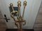 Art Nouveau Brass Stove and Fireplace Tools, Set of 4 2