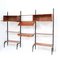 Mid-Century Modern Teak Free Standing Wall Unit by Louis Van Teeffelen for Wébé, Set of 13 5