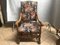 Baroque Style Throne Armchair, 1940s, Image 4