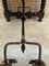 Spanish Baroque Table with Dark Walnut Solomonic Legs with Carved Structure and Iron Stretcher 18