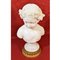 Antique Marble Statue, Bust of Young Girl with Flower Wreath, 19th-Century 8