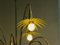 Messing Blumenkorb Deckenlampe, 1950er 10