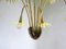 Messing Blumenkorb Deckenlampe, 1950er 12