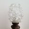 Wood and Bubble Glass Table Lamp, 1970s, Image 4