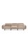 Bean 3-Seater Sofa in Beige Velour from Emko 2