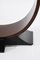 Tavolino Art Déco ovale con ripiano a forma di U, Italia, Immagine 7