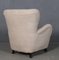 Danish Lounge Chair and Ottoman in Lambswool, 1940s, Set of 2 8