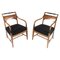 Armchairs in Birch Wood, 1840s, Set of 2, Image 1