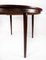 Danish Round Dining Table in Rosewood, 1960s 4