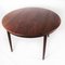 Danish Round Dining Table in Rosewood, 1960s 2