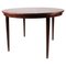 Danish Round Dining Table in Rosewood, 1960s, Image 1