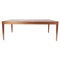 Coffee Table in Teak with Red Tiles of Danish Design, 1960s, Image 1