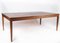 Coffee Table in Teak with Red Tiles of Danish Design, 1960s, Image 8