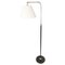 Floor Lamp of Chrome and Black Painted Metal, 1970s, Image 1
