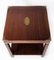Side Table of Mahogany with Brass Fittings, 1960s, Image 3