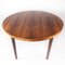 Swedish Rosewood Round Dining Table, 1960s 2