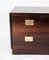 Danish Low Chest of Drawers in Rosewood with Brass Handles, 1960s 6