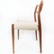 Model 79 Dining Room Chairs by N. O. Moeller for J. L. Møllers, 1960s, Set of 6, Image 11
