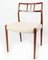 Model 79 Dining Room Chairs by N. O. Moeller for J. L. Møllers, 1960s, Set of 6 8