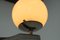 Lámpara de araña Three Flamming funcionalista niquelada, años 30, Imagen 6