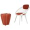 Lounge Chair with Tabouret, 1950s, Set of 2, Image 1