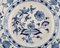 Antike blaue Meissen Zwiebelteller aus handbemaltem Porzellan, 4er Set 3