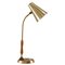 Scandinavian Mid-Century Model 41065-1 Desk Lamp in Brass from ASEA, Image 1