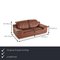 Brown Leather Sofa by Ewald Schillig 2