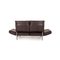 DS 450 Dark Brown Leather Sofa from de Sede 10