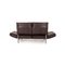 DS 450 Dunkelbraunes Ledersofa von de Sede 10