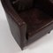 Vintage Brown Leather Tub Chairs, Set of 2, Image 4