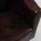 Vintage Brown Leather Tub Chairs, Set of 2, Image 5