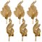 Gold and Murano Glass Wall Sconces from Barovier & Toso, Italy, Set of 2 10