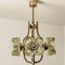 Sische Glass and Chrome Chandelier, 1960s, Image 12